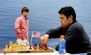 Carlsen vs Nakamura. Fuente: www.chessbase.com