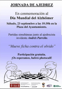 Jornada de ajedrez - Alzhéimer - 23-09-2017